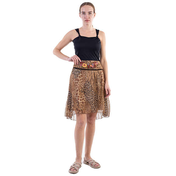Blugirl Blumarine Skirt Women size 28 Coral